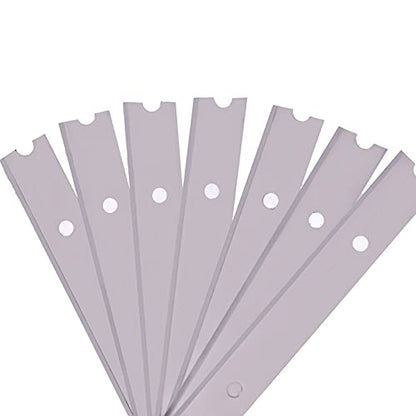 10PCS Scraper Steel Razor Blades - 4 Inch Replacement Utility Blades Made of Durable Industrial-Grade Steel