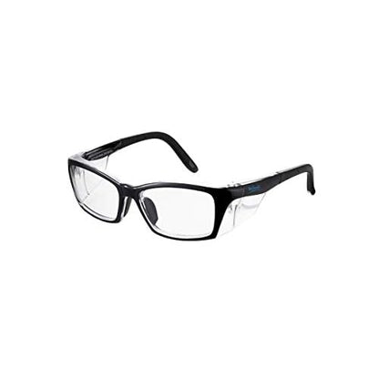Anti-Fog Safety Glasses with Rx Insert Compatibility - ANSI Z87.1 Certified, Prescription Lens Ready (Not Over-Glasses), Adjustable Fit for Woodworking, Welding, Labs