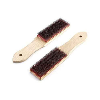 QWORK File Cleaner Carded, 2 Pack, 8" Universal File Card and Brush