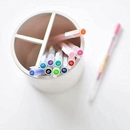XSG Premium Gel Ink Pen Fine Point Pens Ballpoint Pen 0.5mm for Japanese Office School Stationery Supply 12 Packs