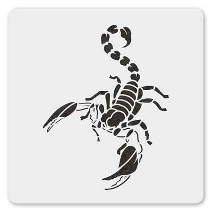 MAGJUCHE Scorpion Stencil 12 Inches, Reusable Scorpion Stencil for Painting DIY Crafts Decor