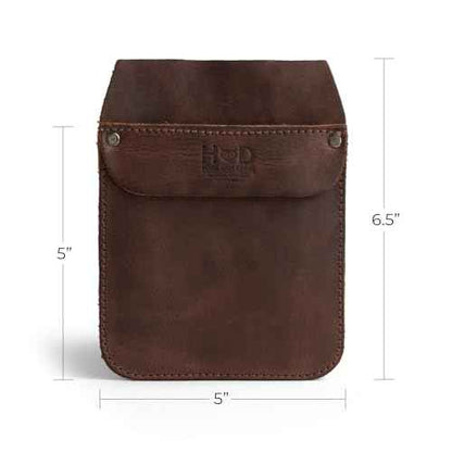 Hide & Drink, Work Pocket Organizer for Tools/Pens, Jeans Back Pocket Quick Grab Carry Job Tools, Office & Work Essentials, Full Grain Leather, Handmade