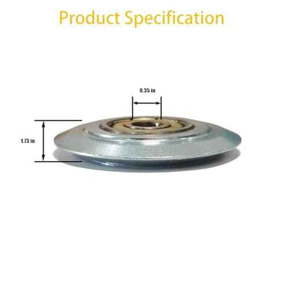 Upgraded Wire Stripping Machine Replacement Blade, 1.73in" OD x 0.35in" ID High Performance Carbide Blade Wire Stripping Machine, Replacement Blade for Portable Cable Stripper