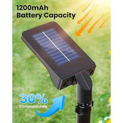 1-Second Install Solar Fence Lights, 360¡Æ Adjustable Clip on Solar Lights for Fence, 60 LEDs 600LM Motion Sensor Security Light for Fence, Yard, Deck, Camping(4 Pack)