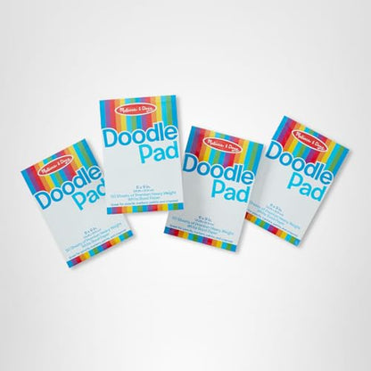 Melissa & Doug Drawing Paper Pad (6 x 9 inches) - 50 Sheets, 4-Pack Kids Drawing Paper, Coloring Pad for Kids