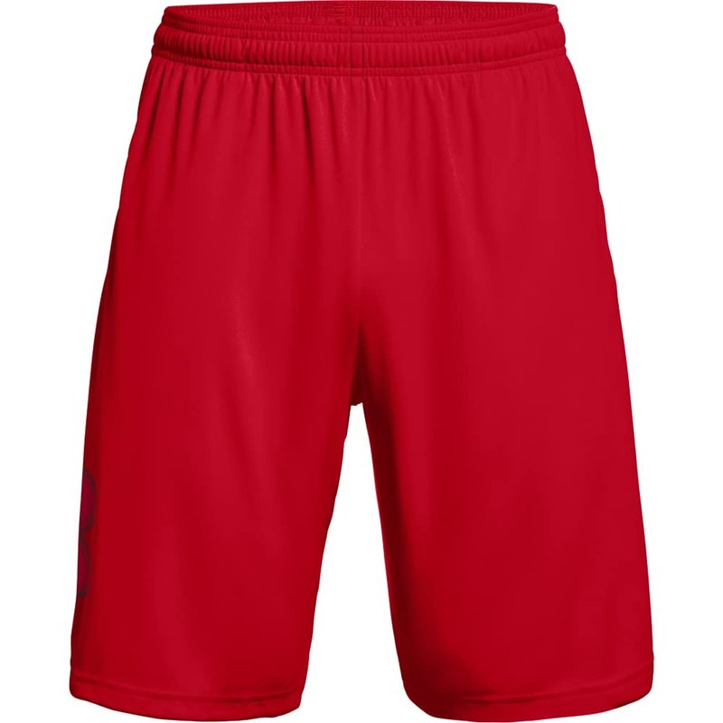 Under Armour Men's Tech Graphic 10" Shorts, Red (601)/Black, 4X-Large Tall