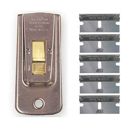 IVY Classic 11156-2: Razor Blade Scraper with 5 Blades, USA, Contains 2 Scrapers + 2 Packs of 5 Blades