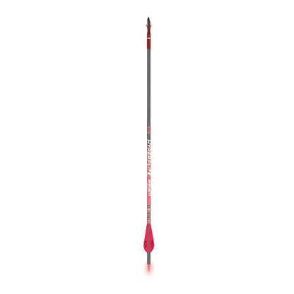 Barnett Hyperflite Illuminated Crossbow Arrows, 3-Pack of Polycarbonate Half-Moon Nocks with Multi-Colored Strobe Lights, 20"