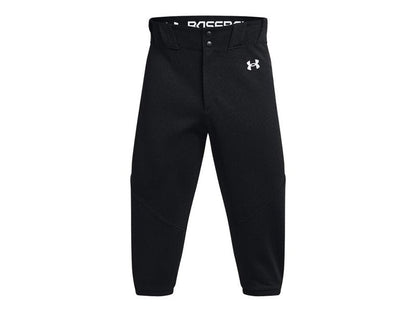 Under Armour Men's Utility Baseball Knicker 22, (001) Black / / White, Medium