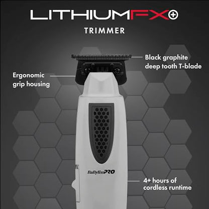 LithiumFX Cord/Cordless Lithium Ergonomic Hair Trimmers for Men