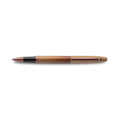 Sheaffer VFM 9428 Coffee Edition Matt Brown Pen with Regal Brown PVD Gold Signature Trims and White Dot of Excellence (Rollerball)