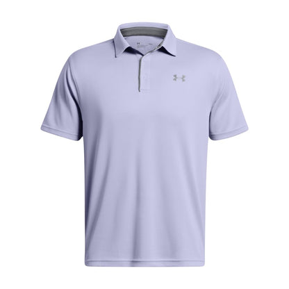 Under Armour Men's Tech Golf Polo, (539) Celeste / / Pitch Gray, Large