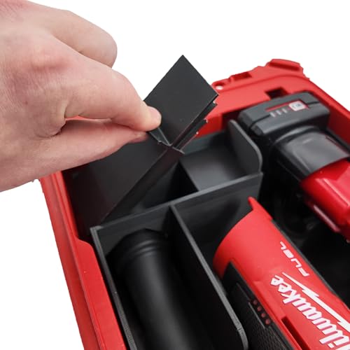 M12 Jigsaw Packout Organizer and blade storage for Milwaukee Compact Organizer - Tool, Accessory, and Battery Liner for Enhanced Protection