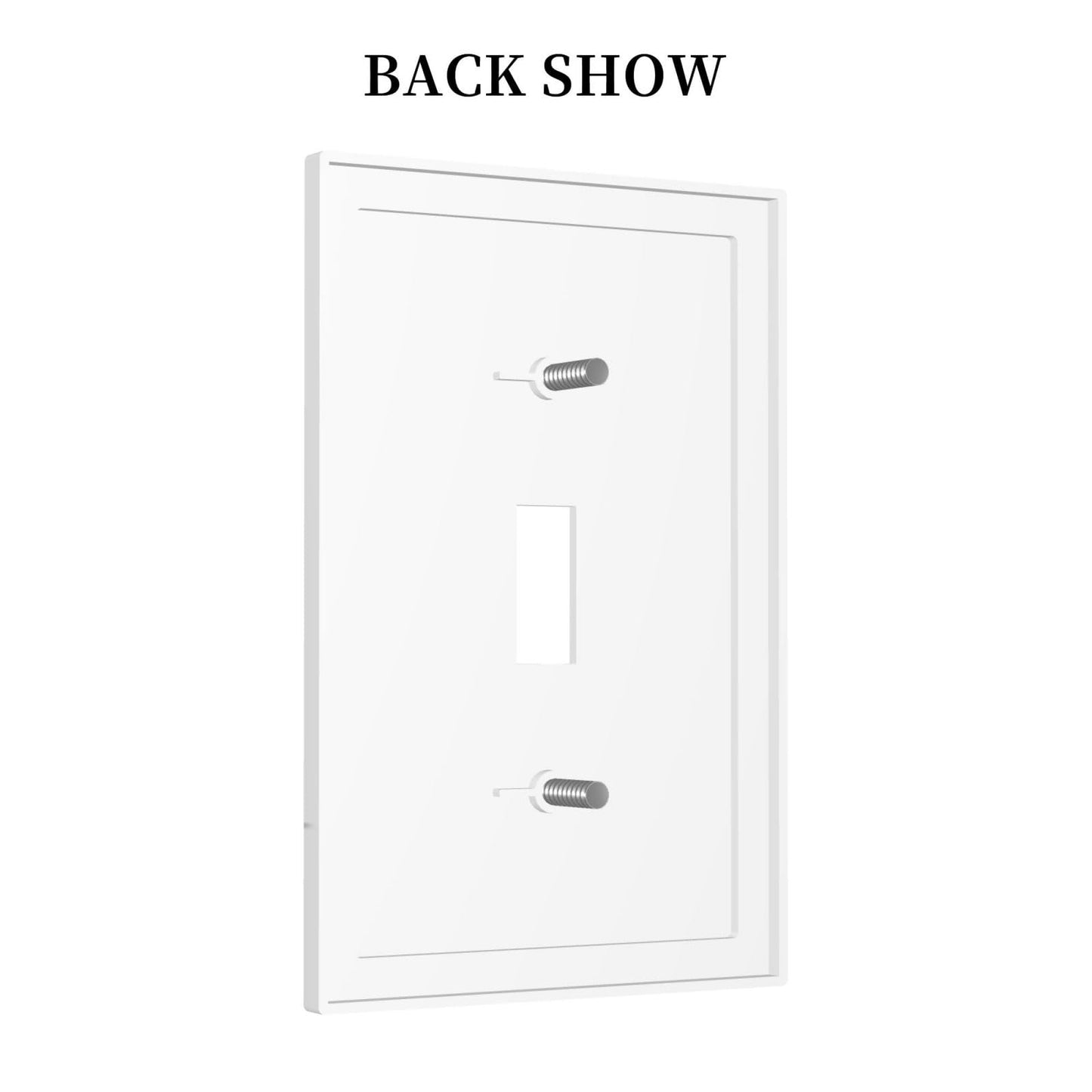 Decorative Ragdoll Cat Outlet Covers Fun Light Switch Plate 1 Gang Single Toggle Electrical Receptacle Switchplates for Bedroom Bathroom Kitchen