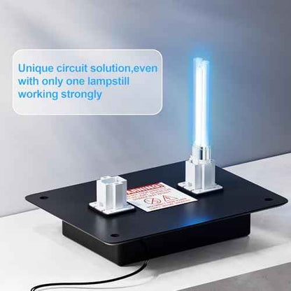 Air Scrubber UVC Light for HVAC System Dual Lamp 24w Power Consumption,110V Work Around The Clock, Four Lamps