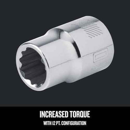 CRAFTSMAN 3/8 Drive Metric 12 Point Standard Socket (CMMT44302)