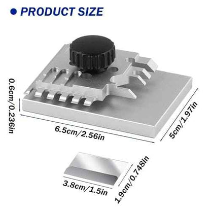 Photo Etched Parts Bender Metal Etching Sheet Bender Metal Bending Tool Bending Vise Craft Tools for Model Tools Hobby Accessories DIY Tool(4552)
