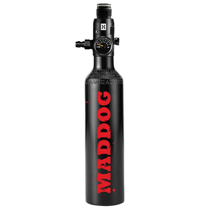Maddog 13ci/3000psi Aluminum Compressed Air HPA Paintball Tank with Regulator - Hydro Cycle Exempt - Refillable Tank Ships Empty - 3 Pack