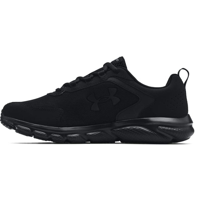 Under Armour Men's Charged Assert 9, Black (002)/Black, 7.5 X-Wide US