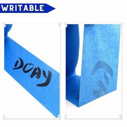 Blue Painters Tape 1/4" 1/2" 3/4" x 60 Yard - Multi Size Pack - Multi Surface Use - 3 Rolls
