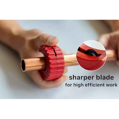 3/4" Tube Cutter Copper Pipe Slice Zinc Alloy Body with 1 Replacement Cutting Wheel