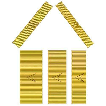 23 Gauge Pin Nails Headless Pinner Nails for 23 GA Pneumatic & Electric Pinners or Pin Nailer or Pin Nail Gun, Great for Fine Woodworking & Trim Jobs (3/8"+1/2"+5/8"+13/16"+1"-5000PCS)