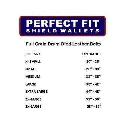 Perfect Fit Mechanics Belt Buckleless No Scratch Leather Work Belt Hook and Loop Garrison Belts 1 1/2 Inch Wide
