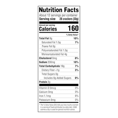 Amazon Grocery, Original Cheese Crackers, 12.4 Oz (Previously Happy Belly, Packaging May Vary)