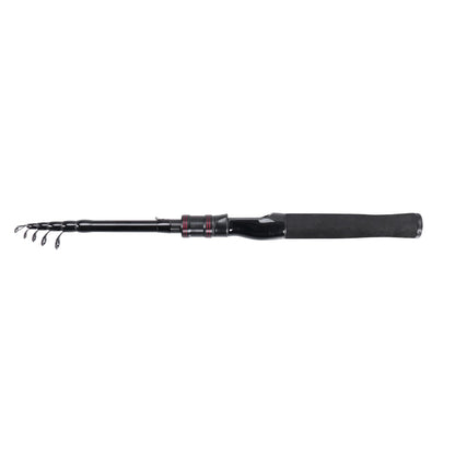 Telescopic Fishing Rod, Collapsible Fishing Rod Portable Spinning Pole for Saltwater and Freshwater, Carbon Fiber Lightweight and Compact Design (Full Extend 5.9 Feet)