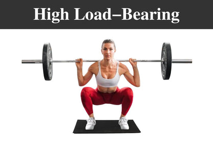 UKIA Large Slant Board Squat Wedge - Heel Elevated Squat Platform for Weightlifting & Mobility Improvement