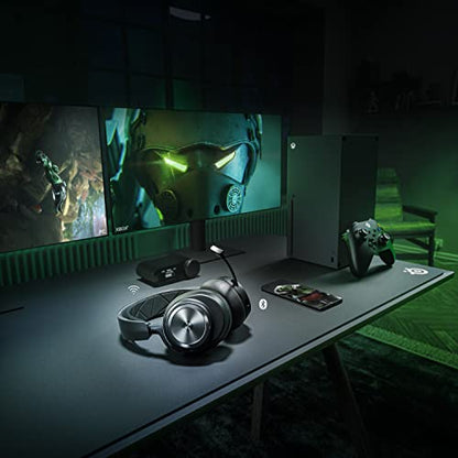 SteelSeries Arctis Nova Pro Wireless Xbox Multi-System Gaming Headset - Premium Hi-Fi Drivers - Active Noise Cancellation Infinity Power System - Stealth Mic - Xbox, PC, PS5, PS4, Switch, Mobile