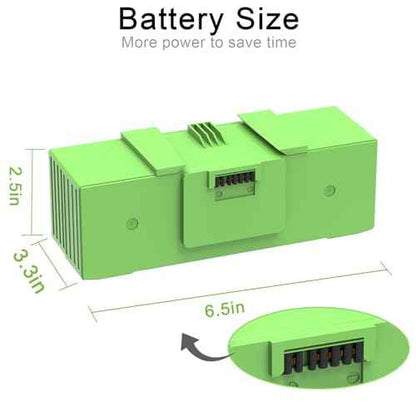 Dentsing ABL-F Battery for iRobot Roomba i7 i7+ j7 j7+ 7158 7150 7550 7558 i3 i3+ 3150 i4 i4+ 4150 i8 and e5 e6 e5150 e6198 Replacement Battery for Roomba i & e & j Series 4460mAh 14.4V