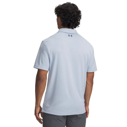 Under Armour Men's Tech Golf Polo, (455) Blue Calm / / Pitch Gray, 3X-Large Tall