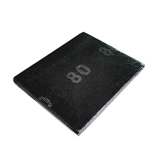 SCOTTCHEN Sanding Mesh 1/4 Sheet (12pcs) 5.5" x 4.5" for Palm Sanders Sheets 80 Grit