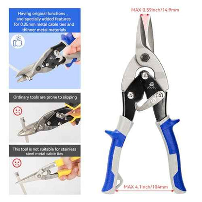 Metal Zip Ties Cutter Stainless Steel Cable Tie Gun Kit Assortment With 150pcs Stainless Steel Zip Ties Heavy Duty Outdoor For Chain Link Fence Parts Exhaust Wrap