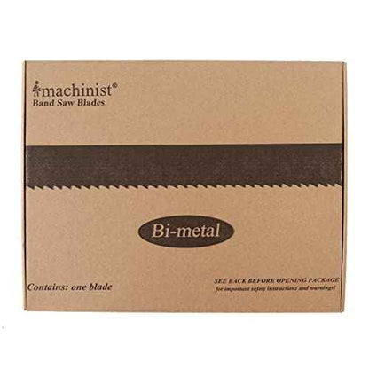 Imachinist S1321812 M42 132" Long, 1" Wide, Bi-Metal Bandsaw Blades for Cutting Metal Variable Teeth (8/12TPI)