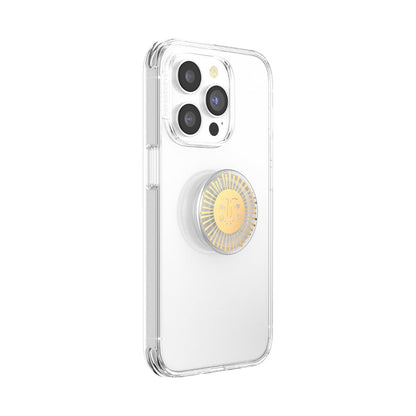 PopSockets Phone Grip for MagSafe with Kickstand, Magnetic Stand, Swappable Top, Secure Hold for iPhone MagSafe Cases, Phone & Tablet Grip - Clear