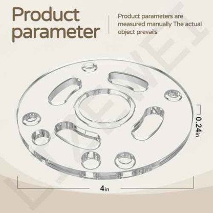 DNP613 Router Sub Base for DE-WALT 20V Compact Routers, Replace DNP613, Fits Model DCW600B, DWP611, DWP611PK More, Round