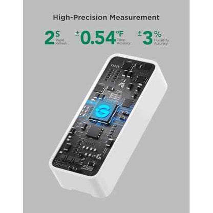 GoveeLife 2.0 WiFi Hygrometer Thermometer 3 Pack, Smart Humidity Temperature Sensor with App Notifications, 2-Year Free Data Storage Export, Temperature Humidity for Bedroom, Wine Cellar, Basements