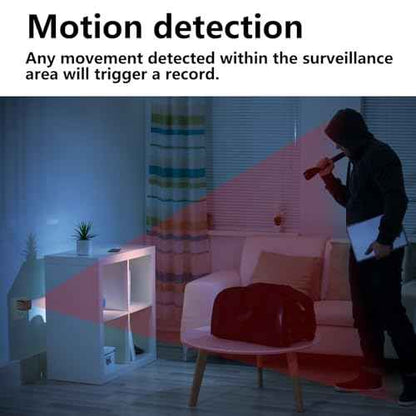 Portable mini camera, high-definition home surveillance camera, supports motion detection, ideal for monitoring seniors, children, pets, homes, and offices. Does not support mobile phone connection.