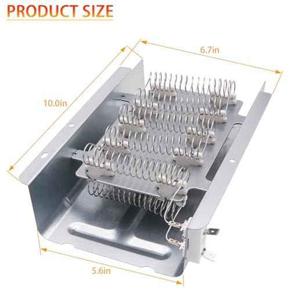 Dryer Heating Element Kit Compatible With May-tag MED5740TQ0 MED4500MW0 MED5600TQ0 MED5700TQ0 MED5640TQ0 MED5570TQ0 MED5770TQ0 MED5800TW0 MED5820TW0 MED5840TW0 MED5870TW0 MED5620TQ0 MED5630TQ0