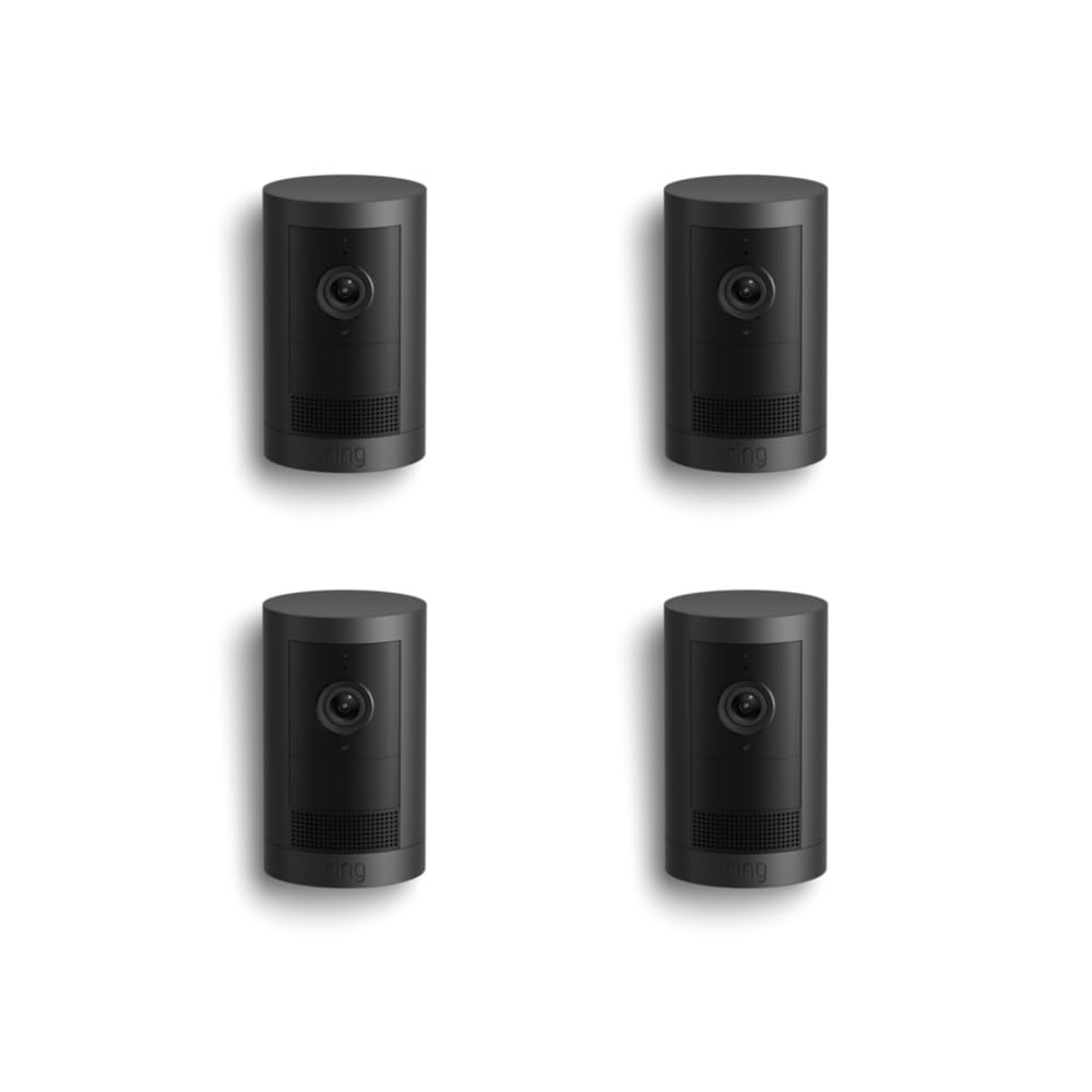 Introducing Ring Outdoor Cam Plus, Battery — Wide-Angle 2K Video with Ring Vision, Low-Light Sight for full-color night vision, Mount-Anywhere Versatility, White