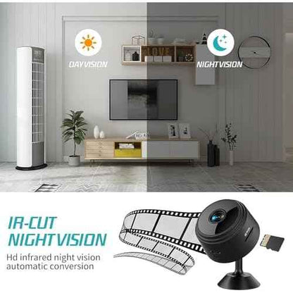 Thcbme Spy Camera Hidden Camera, 1080P HD WiFi Camera - Mini Nanny Cam with Night Vision & Motion Detection - Indoor/Outdoor Wireless Cameras for Home, Car, Baby & Pet Monitoring