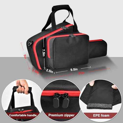 Chainsaw Case Cover Compatible with Milwaukee Electric Tool M18/ M12/ CRDLSS 12V Fuel Hatchet Pruning, Cordless Chainsaw Kit Bag for Mini Saw Pruner Sawzall, Batteries and Charger (Box Only)