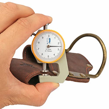 TOURBON Leather Tool Holder Plier Pouch Steel Loop Hammer Holster for 2-inch Wide Tool Belt