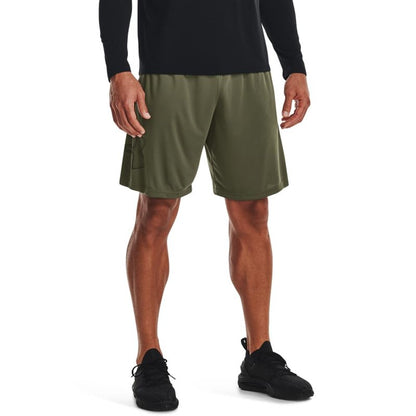 Under Armour Men's Tech Graphic 10" Shorts, (390) Marine OD Green / / Black, X-Large