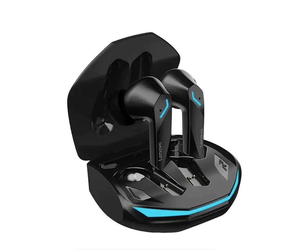 Lenovo GM2 Pro Bluetooth 5.3 Earphone Wireless Earbuds Low Latency Headphones HD Call Dual Mode Gaming Headset with Mic (Black)