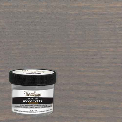 Varathane 374191 Premium Wood Putty, 3.75 oz, Gray