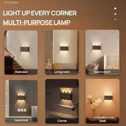 Shelprojsu LED Cordless Wall Sconce Set of 2, 5200mAh Rechargeable Battery Operated Wall Lamp with Remote Control, 3 Colors and Dimmable Magnetic Wireless Wall Light (White, 2 PCS)