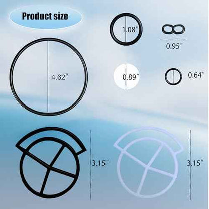 7185487 Water Softener Seal Kit for 1" High Flow Water Softeners parts£¨OEM£©